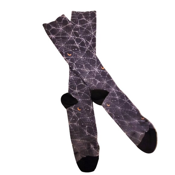 CRAZY COMPRESSION Seasonal Knee-high Socks Set of 3 Holidays L/XL Wide USA - Picture 2 of 10